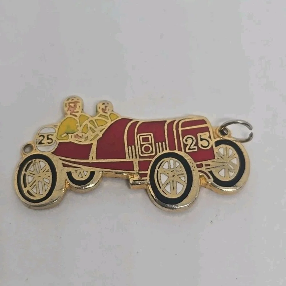 Vintage Indy Car Race Car‎ Charm Pendant
